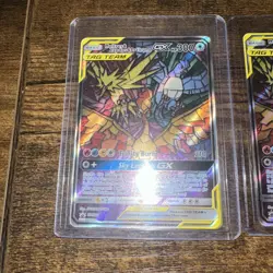 Moltres Zapdos Articuno GX SM210 Hidden Fates Promo Pokemon Card 10s all day - Image 3