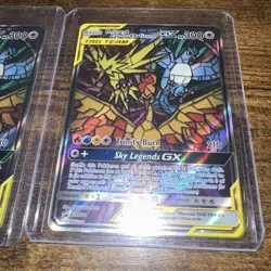 Moltres Zapdos Articuno GX SM210 Hidden Fates Promo Pokemon Card 10s all day - Image 4