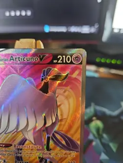 Pokemon TCG Galarian Articuno v Chilling Reign Holo Card 169/198 Full Art NM - Image 3