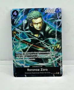 One Piece TCG Card Game Roronoa Zoro Alt Art OP10-095 English - Image 1