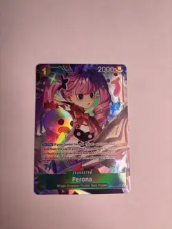 One Piece CCG Perona Character Card OP12-034 2000 Power (Alt Art) - Image 1