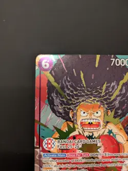 Bandai Card Fest 25-26 One Piece Monkey D Luffy Afro Promo Card OP07-073 English - Image 5