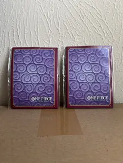 One Piece DEVIL FRUIT COLLECTION VOL. 1 - 10 Card Sleeves Packs (2) - Image 1