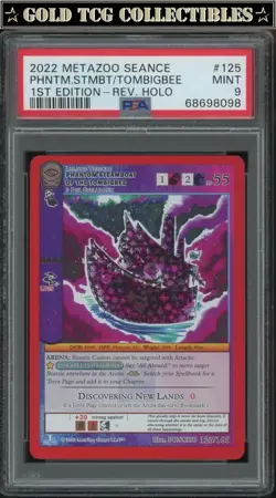 PSA 9 ⭐MetaZoo Phantom Steamboat Tombigbee Seance Reverse Holo 1st Edition Card - Image 1