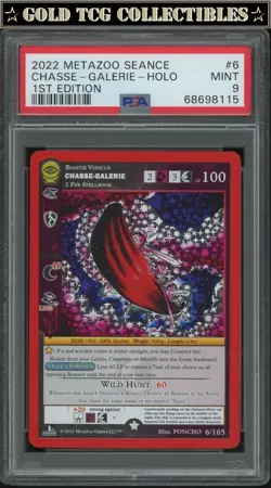 PSA 9 ⭐ MetaZoo Chasse Galerie 6 Seance Holo 1st Edition Card - Image 1