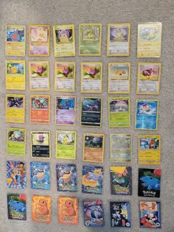 Vintage Pokemon Cards - Lot Of 36 - Image 1