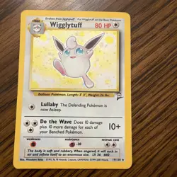 Wigglytuff 19/130 Base Set 2 Holo Wotc Pokemon Card Pokemon TCG Card SWIRLU MP - Image 1