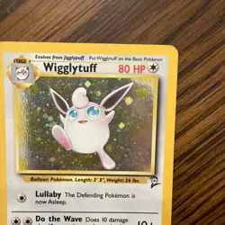 Wigglytuff 19/130 Base Set 2 Holo Wotc Pokemon Card Pokemon TCG Card SWIRLU MP - Image 2
