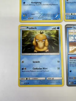 Psyduck Pokemon Card Lot of 4 Sun & Moon Scarlet & Violet Destined Rivals - Image 4
