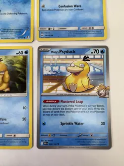 Psyduck Pokemon Card Lot of 4 Sun & Moon Scarlet & Violet Destined Rivals - Image 5