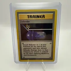 Pokemon TCG Defender Base Set Trainer Uncommon Card 80/102 Near Mint - Image 1