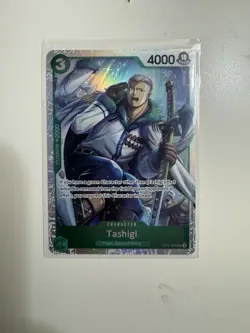 Tashigi OP10-032 One Piece Card Game PRB02 Super Rare Foil M/NM TCG CCG Full Art - Image 1