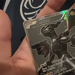 Zekrom 114/114 Black & White Base Full Art Holo Rare Pokemon Card MP - Image 4