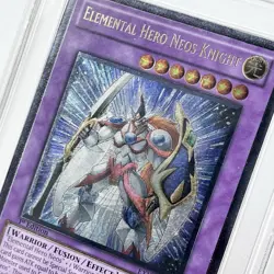 Yu-Gi-Oh 2011 Elemental Hero Neos Knight PSA Graded Card NM Yugioh Ultimate Rare - Image 4