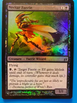 MTG 1x FOIL Nectar Faerie # 130 Lorwyn Modern Magic the Gathering Card x1 LP - Image 1