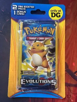 Pokemon Evolutions DG Blister - 2 Mini Booster Packs & 1 Bonus Card *READ* (A) - Image 1