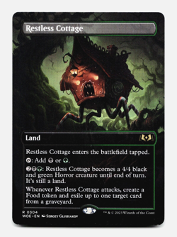 Restless Cottage (Borderless) - [Wilds of Eldraine] MTG Magic 🌳💀 - Image 1