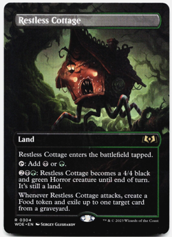 Restless Cottage (Borderless) - [Wilds of Eldraine] MTG Magic 🌳💀 - Image 3