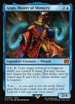 MTG Gogo, Master of Mimicry, NM-Mint, English Final Fantasy - Image 1