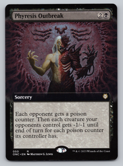 Phyresis Outbreak Extended Art - Commander Phyrexia: AWBO MTG - Image 1