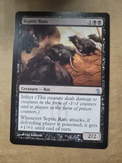 Septic Rats LP/NM English Magic Gathering MTG Mirrodin Besieged BULK DISCOUNT - Image 1