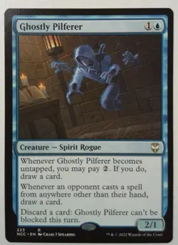 Ghostly Pilferer *Rare* Magic MtG x1 NCC Commander Streets of New Capenna - Image 1