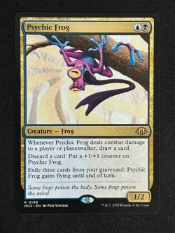 1x MTG Psychic Frog - Modern Horizons 3 (MH3) #199 - Magic the Gathering - Image 1