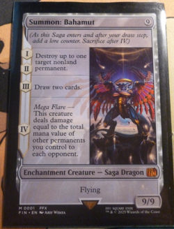 PRE-RELEASE Summon: Bahamut Final Fantasy Magic Mythic 0443 - Image 1