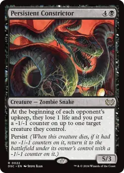 MTG Duskmourn: House of Horror Commander - Persistent Constrictor - Image 1