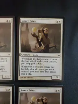 4x Suture Priest New Phyrexia NM Magic The Gathering MTG Tcg Playset X4 4 - Image 3