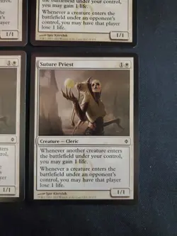 4x Suture Priest New Phyrexia NM Magic The Gathering MTG Tcg Playset X4 4 - Image 4