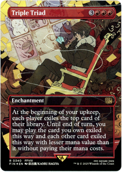 Triple Triad (Borderless) Foil - 0340 - Final Fantasy - MTG - NM/M - SHIPS NOW - Image 1