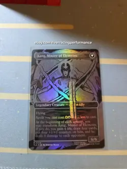 Avatar The Last Bender Avatar Aang/Aang Master of Elements 308 Foil MISPRINT - Image 3