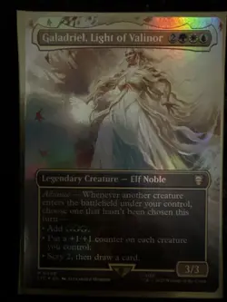 Magic | LTC | Galadriel, Light of Valinor (Borderless) | 498 | NM | Foil - Image 2