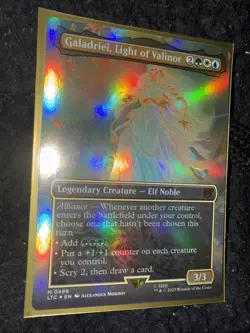 Magic | LTC | Galadriel, Light of Valinor (Borderless) | 498 | NM | Foil - Image 4