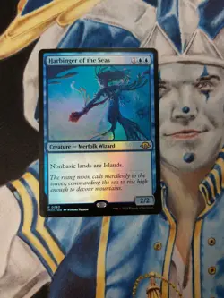 MTG Harbinger of the Seas FOIL Modern Horizons 3 Blue Rare Creature NM-M x1 - Image 2