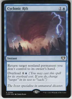 Magic the Gathering TCG Cyclonic Rift R Commander Masters 84 - Image 1