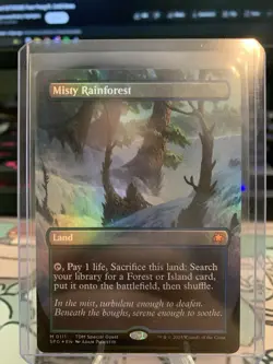 Magic: The Gathering Tarkir - Misty Rainforest Special Guests Foil - NM - Image 1