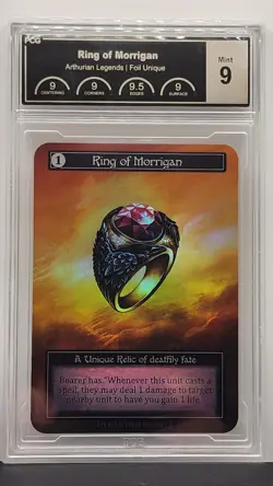 Ring of Morrigan Foil - Arthurian Legends - Sorcery Contested Realms - Grade 9 - Image 1