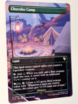 MTG Final Fantasy - Chocobo Camp Borderless 0462 Non-Foil Magic English - Image 1