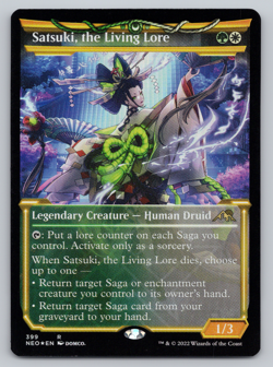Satsuki, the Living Lore FOIL Showcase - Kamigawa: Neon Dynasty MTG - Image 1