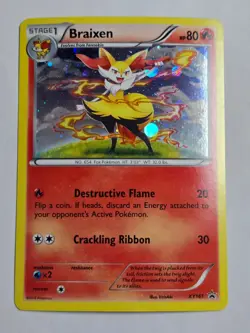 Braixen XY161 Promo XY Black Star Promos Pokemon NM - Image 1