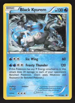 Black Kyurem XY160 Promo Pokemon TCG XY Promos LP - Image 1
