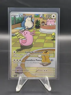 Chansey 187/167 - Pokemon Twilight Masquerade Illustration Rare - NM Near Mint - Image 1