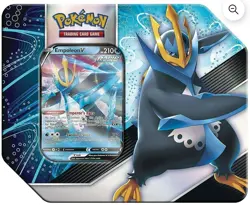 Pokemon TCG V Strikers EMPOLEON V Tin Factory Sealed NEW - Image 1