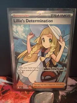 Pokemon TCG Mega Evolution Lillie's Determination 169/132 Full Art Ultra Rare - Image 1