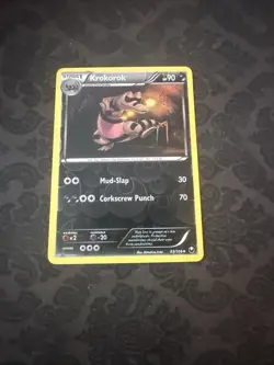 Pokemon TCG Krokorok Dark Explorers 65/108 Reverse Holo Uncommon - Image 1