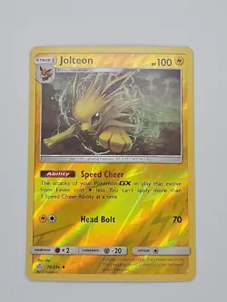 POKEMON JOLTEON 70/236 REVERSE HOLO COSMIC ECLIPSE NM NEAR MINT - Image 1