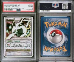 2009 Pokemon Diamond & Pearl black Star Promo #DP56 Arceus LV.X-Holo PSA 6 EX-MT - Image 3