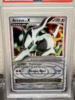 2009 Pokemon Diamond & Pearl black Star Promo #DP56 Arceus LV.X-Holo PSA 6 EX-MT - Image 5